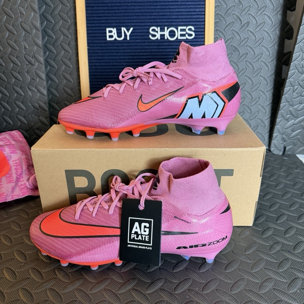 Nike Zoom Superfly 10 Elite AG-Pro Flamingo FQ8339-600 Soccer Cleats Size 11